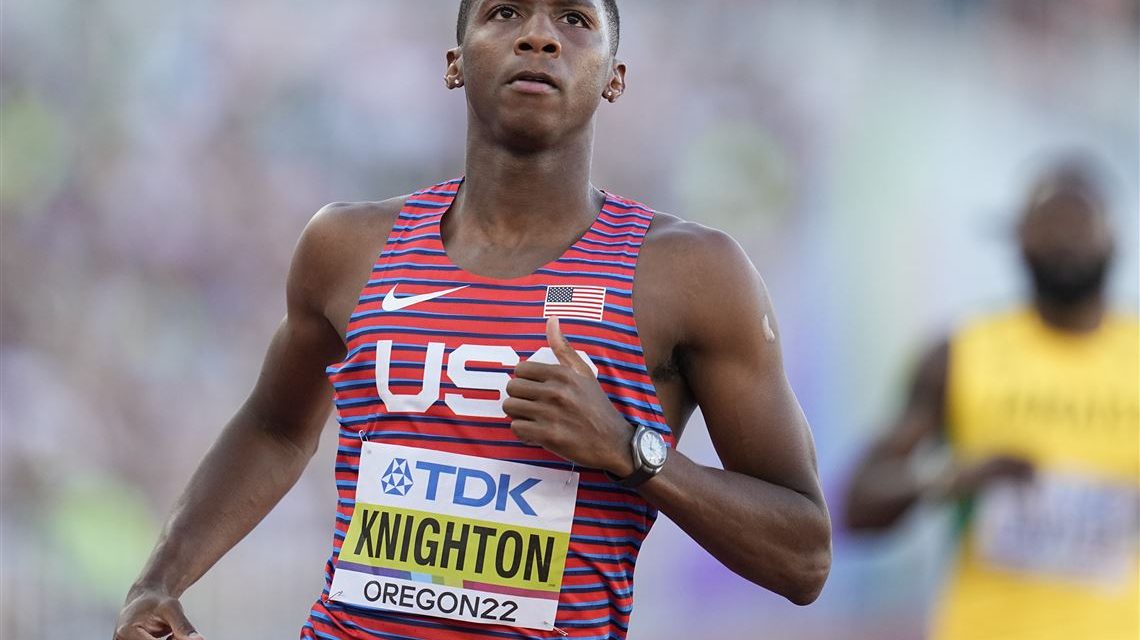 Pelari Erriyon Knighton Pecahkan Rekor 200m Waktu 19,65 Detik
