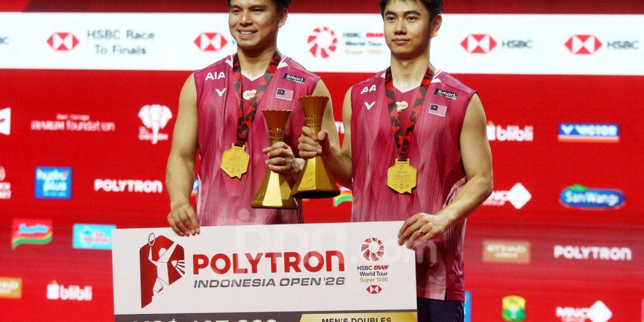 Goh Sze Fei/Nur Izzuddin Segel Mahkota Juara Ganda Putra