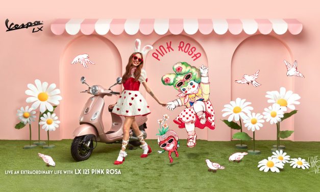Vespa LX 125 i-get Rilis Warna Pink Rosa Spesial Buat Gen-Z