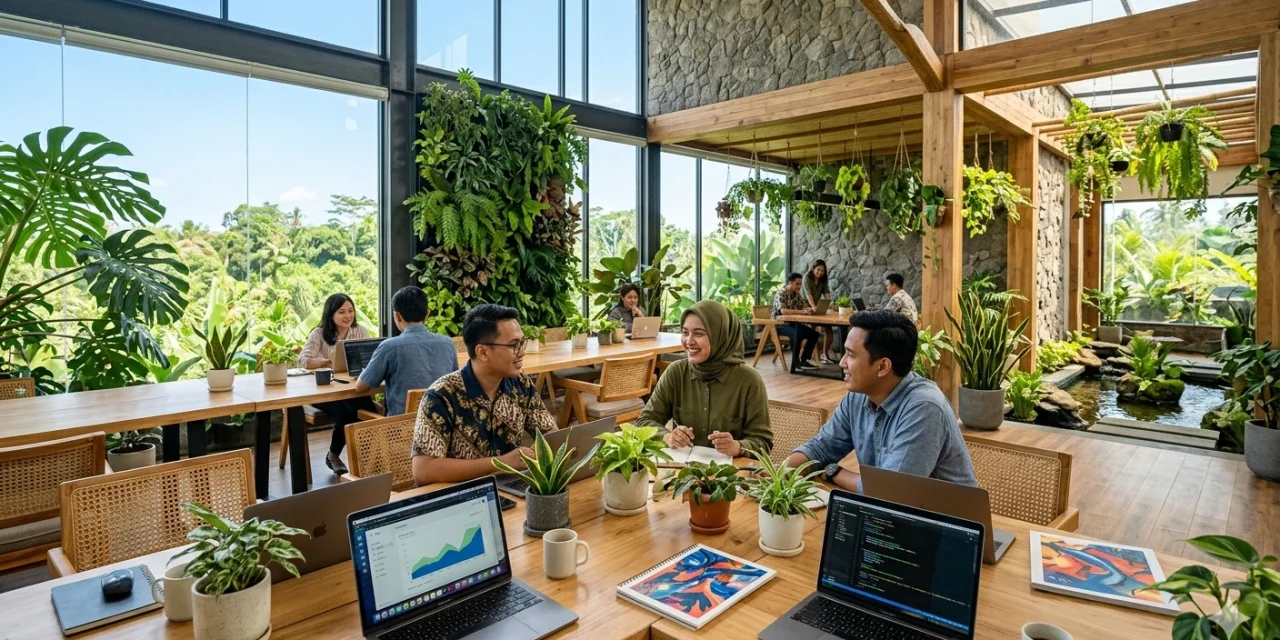 Solusi Biophilic Design Untuk Ruang Kerja Urban Makin Populer