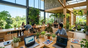 Solusi Biophilic Design Untuk Ruang Kerja Urban Makin Populer