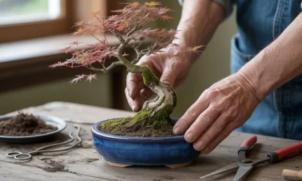 Memelihara Tanaman Hias Bonsai Mini Di Meja Untuk Atasi Stres
